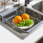DrainFlex – Escorredor de Pia Ajustável em Inox para Cozinha comprar DrainFlex – Escorredor de Pia Ajustável em Inox para Cozinha original Vovó Lúcia