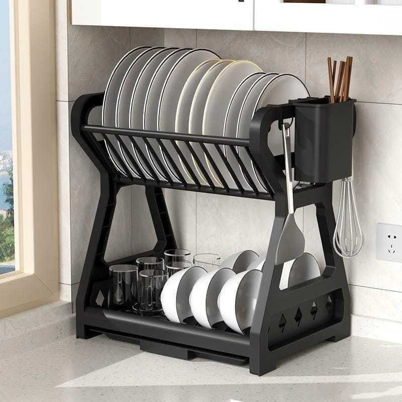 Escorredor de Louça Top Casa Organizador de Pratos e Talheres em Plástico Resistente comprar Escorredor de Louça Top Casa Organizador de Pratos e Talheres em Plástico Resistente original Vovó Lúcia