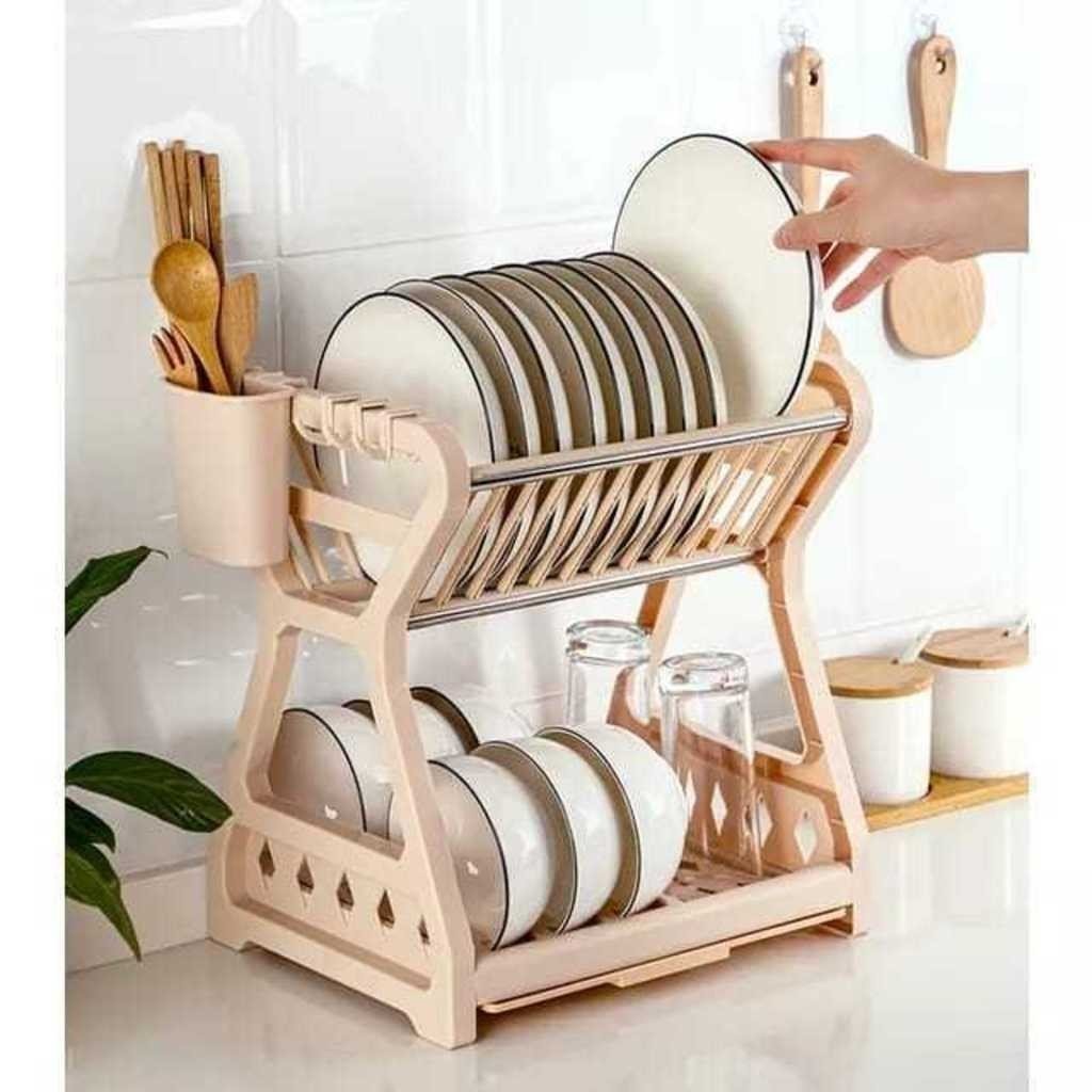 Escorredor de Louça Top Casa Organizador de Pratos e Talheres em Plástico Resistente comprar Escorredor de Louça Top Casa Organizador de Pratos e Talheres em Plástico Resistente original Vovó Lúcia
