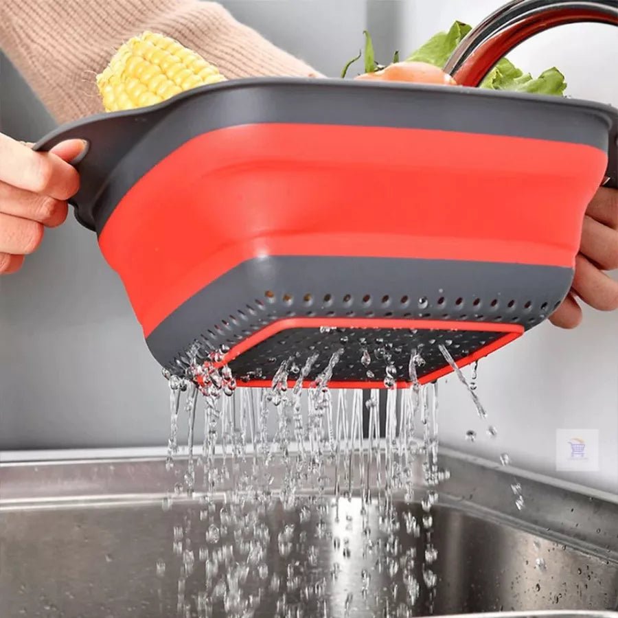 Escorredor Dobrável de Silicone Adeus Falta de Espaço e Bagunça na Pia! comprar Escorredor Dobrável de Silicone original Vovó Lúcia