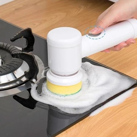 Escova Elétrica de Limpeza Sem Fio Limpador Multiuso Prático Com Mais Duas Cabeças de Escova comprar Escova Elétrica de Limpeza Sem Fio Limpador Multiuso Prático Com Mais Duas Cabeças de Escova original Vovó Lúcia
