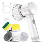 Escova Elétrica de Limpeza Sem Fio Limpador Multiuso Prático Com Mais Duas Cabeças de Escova comprar Escova Elétrica de Limpeza Sem Fio Limpador Multiuso Prático Com Mais Duas Cabeças de Escova original Vovó Lúcia