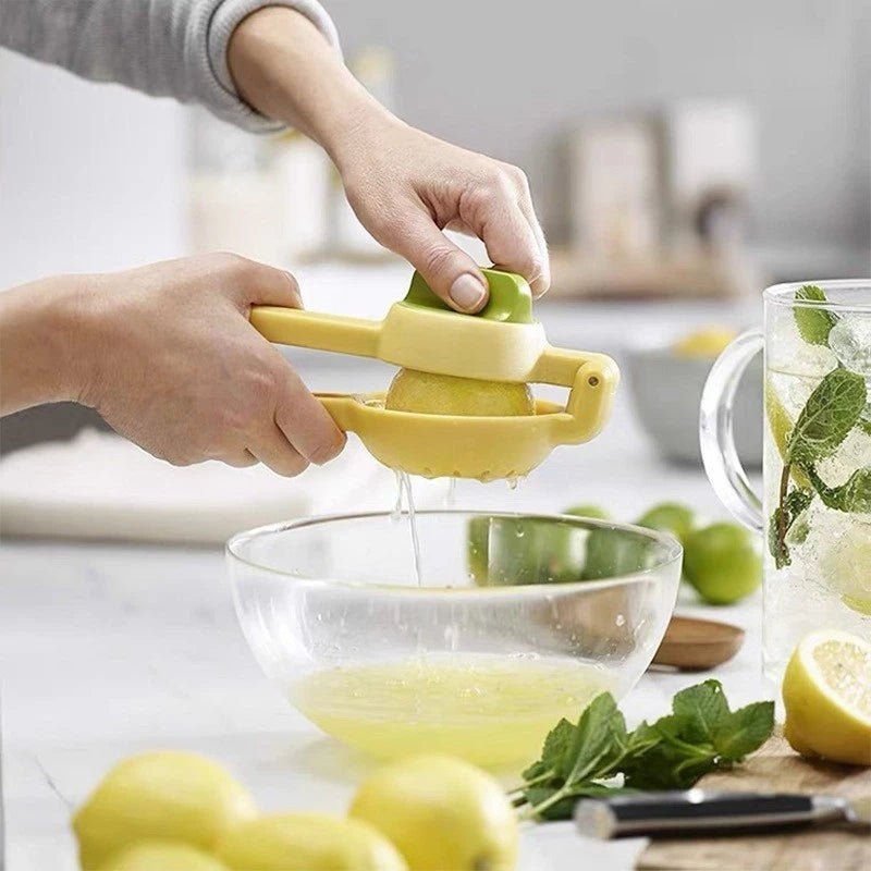 Espremedor Manual Sem Esforço Limão e Laranja com Extração Máxima comprar Espremedor Manual Sem Esforço Limão e Laranja com Extração Máxima original Vovó Lúcia