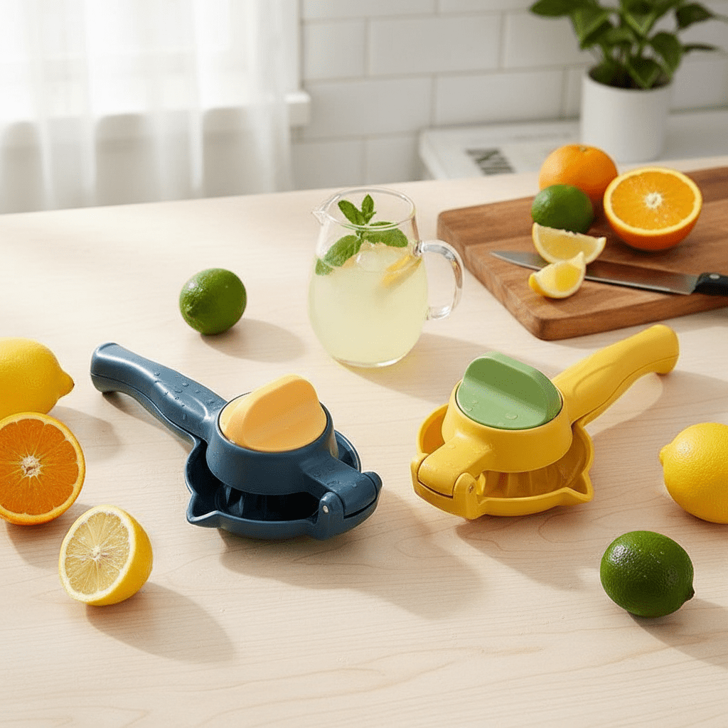Espremedor Manual Sem Esforço Limão e Laranja com Extração Máxima comprar Espremedor Manual Sem Esforço Limão e Laranja com Extração Máxima original Vovó Lúcia