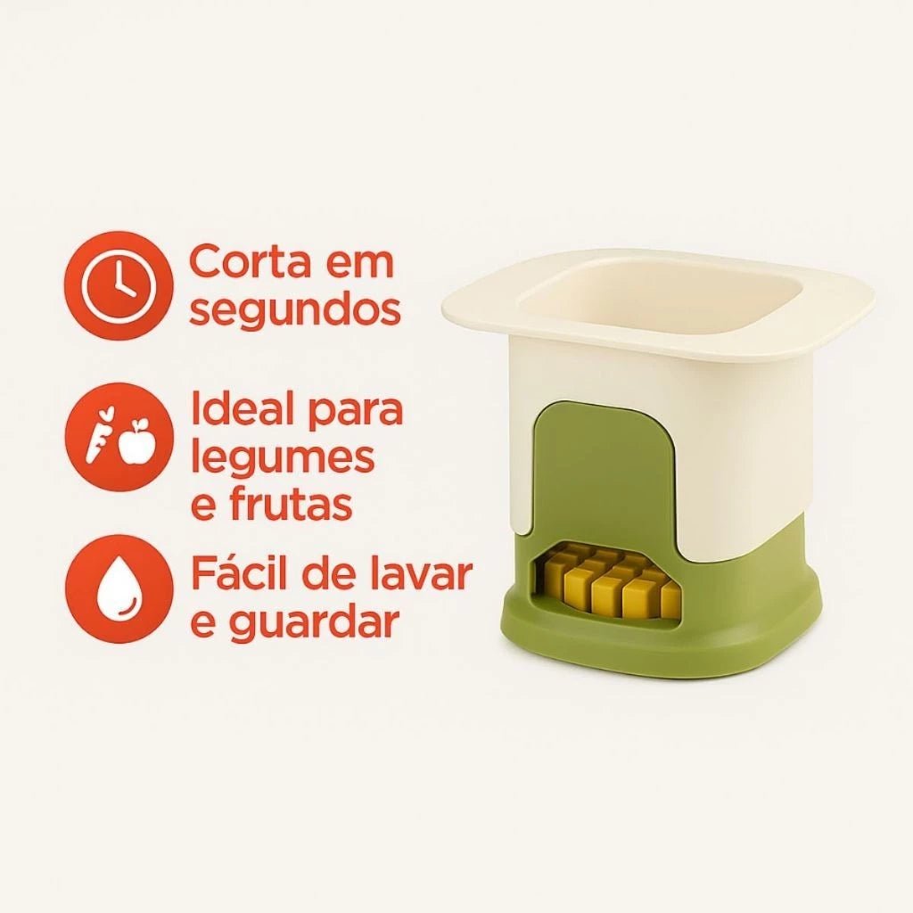 Fatiador Manual de Legumes Corte Fácil e em Segundos comprar Fatiador Express01 original Vovó Lúcia