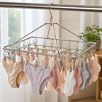 FixClip – Prendedor de Roupa em Aço Inox que Não Enferruja nem Solta a Roupa no Vento - Entrega Grátis - Vovó Lúcia