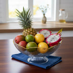 Fruteira de Mesa Dourada Redonda comprar Fruteira de Mesa Dourada Redonda original Vovó Lúcia