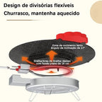 GrillMax - Grill Elétrico Antiaderente de Pedra Vulcânica Maifan Stone comprar GrillMax - Grill Elétrico Antiaderente de Pedra Vulcânica Maifan Stone original Vovó Lúcia