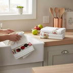 Kit 10 Panos de Prato 40x65 Jacquard Atoalhado Alta Absorção, Macio e Resistente para Cozinha comprar Kit 10 Panos de Prato 40x65 Jacquard Atoalhado Alta Absorção, Macio e Resistente para Cozinha original Vovó Lúcia