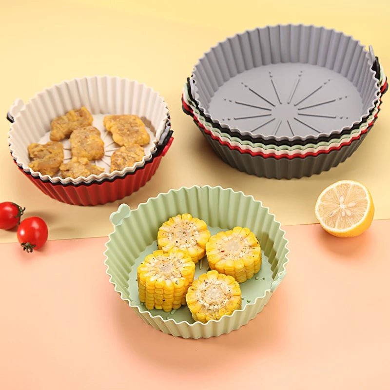 KIT 1/2/3 Formas de Silicone 17x17cm com Alça para Air Fryer, Forno e Cozinha comprar FORMAULTRA01 original Vovó Lúcia
