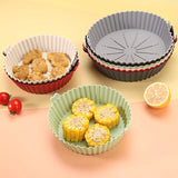KIT 1/2/3 Formas de Silicone 17x17cm com Alça para Air Fryer, Forno e Cozinha