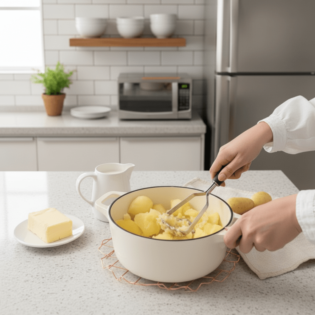 Kit 5 Peças Inox com Espremedor, Ralador 4 Faces e Amassador comprar Kit 5 peças inox original Vovó Lúcia