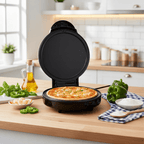 Máquina de Pizza Elétrica Crocante, Prática e Ideal para Qualquer Cozinha comprar Máquina de Pizza Elétrica original Vovó Lúcia