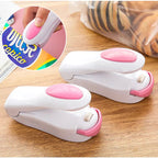 Mini Máquina Seladora de Plástico Lacre Fácil + Ímã de Geladeira comprar Mini Máquina Seladora de Plástico Lacre Fácil + Ímã de Geladeira original Vovó Lúcia