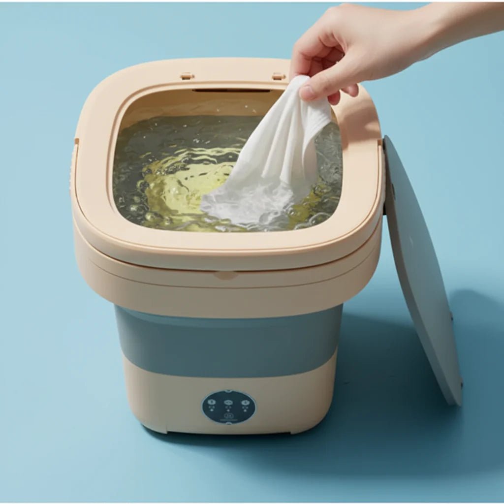 MiniClean – Mini Máquina de Lavar Elétrica Portátil para Peças Pequenas comprar MiniClean – Mini Máquina de Lavar Elétrica Portátil para Peças Pequenas original Vovó Lúcia