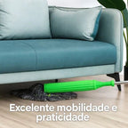 MopFlex - Esfregão 2 em 1 Giratório Automático Com Desidratação Perfeito Para Limpeza Completa de Piso - Vovó Lúcia