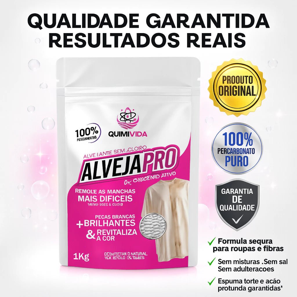 Percarbonato de Sódio 100% que Remove Manchas, Branqueia e Renova suas Roupas sem Cloro - Entrega Grátis comprar original Vovó Lúcia