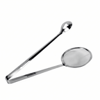 Pinça Escumadeira de Inox para Fritura com Pegador 28,5 cm Alta Resistência e Precisão comprar PINÇA Escumadeira original Vovó Lúcia