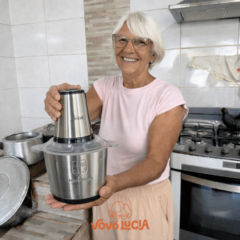 PowerMix – O Processador da Vovó que Tritura, Pica em Segundos - Entrega Grátis comprar ULTRAMIX01 original Vovó Lúcia