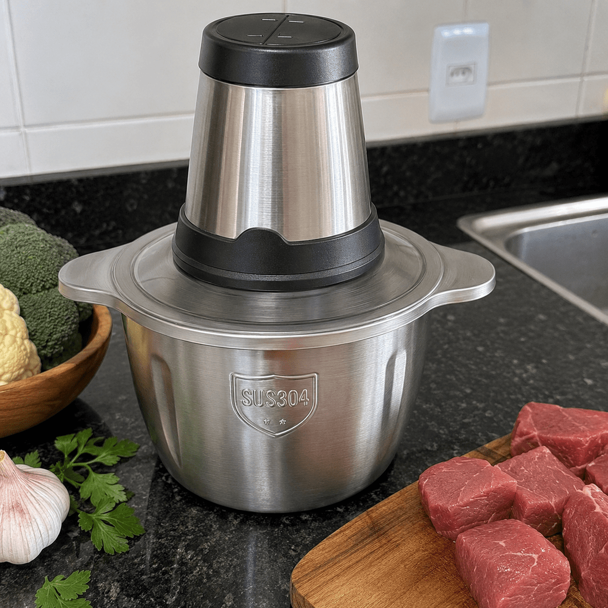 PowerMix – O Processador da Vovó que Tritura, Pica em Segundos - Entrega Grátis - Vovó Lúcia