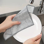 Pratax – Pano de Fio de Prata Aço para Limpeza Pesada que Não Enferruja e Dura Mais comprar Pratax – Pano de Fio de Prata Aço para Limpeza Pesada que Não Enferruja e Dura Mais original Vovó Lúcia