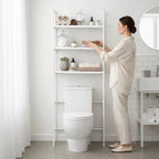 PratClean - Prateleira Organizadora Multifuncional Com 3 Andares Para Banheiro comprar PratClean - Prateleira Organizadora Multifuncional Com 3 Andares Para Banheiro original Vovó Lúcia