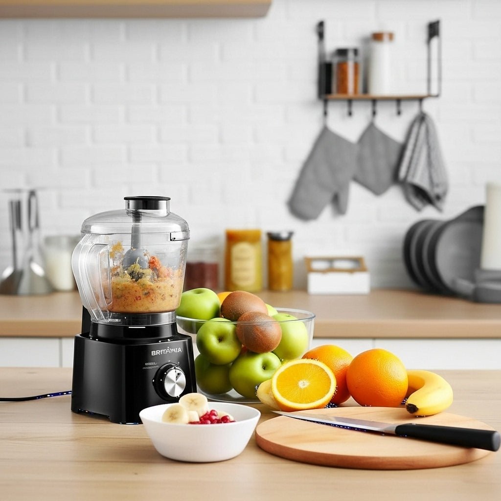 Processador de Alimentos Multiuso 300W Turbo 5 em 1 — Compacto e Potente comprar Processador de Alimentos original Vovó Lúcia