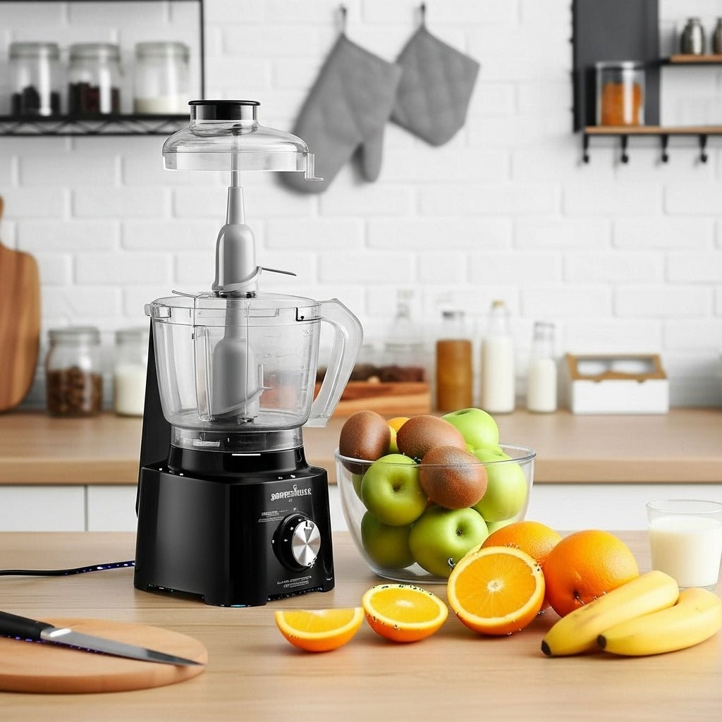 Processador de Alimentos Multiuso 300W Turbo 5 em 1 — Compacto e Potente comprar Processador de Alimentos original Vovó Lúcia