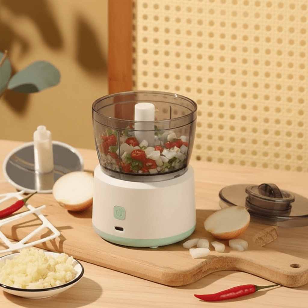 Processador Elétrico 2 em 1 Chega de Cortar na Mão! comprar Processador Elétrico 2 em 1 Chega de Cortar na Mão! original Vovó Lúcia