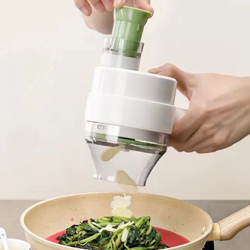 Processador Elétrico Portátil Triturador e Moedor de Alho, Frutas e Legumes comprar PowerMini Processador de Temperos original Vovó Lúcia