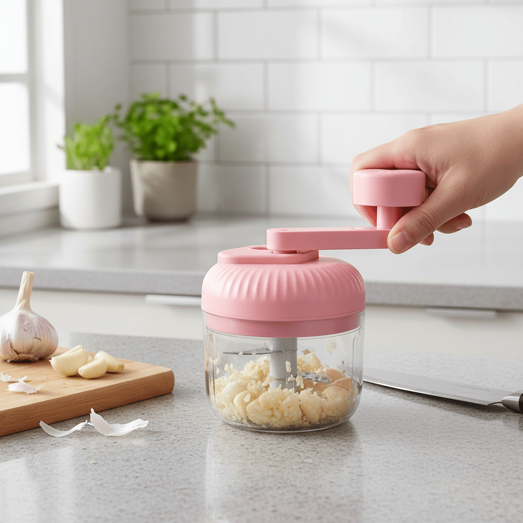 Processador Manual de Alimentos 3 Lâminas Inox comprar ChefRápido Manual original Vovó Lúcia