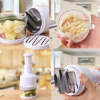 processador Picador Triturador de Alho Cebola Vegetais Alimentos comprar processador Picador Triturador de Alho Cebola Vegetais Alimentos original Vovó Lúcia