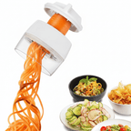 Ralador Espiral Que Transforma Seus Legumes em Segundos comprar GiroChef Fatiador Espiral Inox original Vovó Lúcia