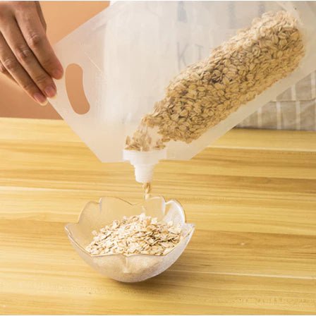 Saquinhos Herméticos da Vovó Lúcia 1,5L – Tampa de Rosca para Alimentos, Grãos e Cereais - Vovó Lúcia