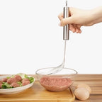 PolpetLux – Colher Italiana Modeladora de Almôndegas em Aço Inox | Bolinhas Perfeitas Sem Sujar as Mãos - Entrega Grátis