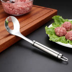 PolpetLux – Colher Italiana Modeladora de Almôndegas em Aço Inox | Bolinhas Perfeitas Sem Sujar as Mãos - Entrega Grátis