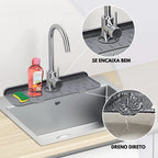 ClearTap - Protetor de Torneira Com Drenagem Automática