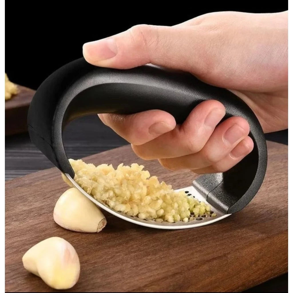 Kit 2 Espremedores de Alho Inox Amassamento Rápido, Forte e Prático