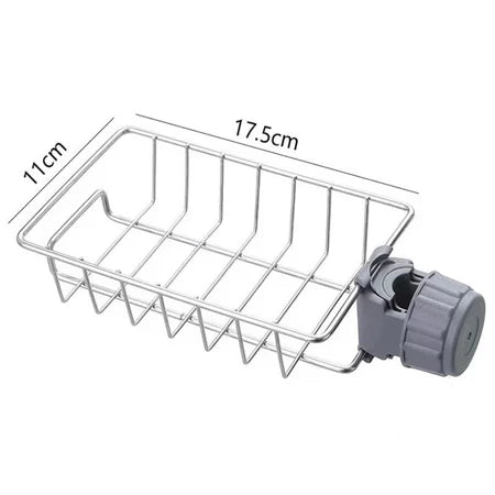 AquaFix – Suporte Prendedor de Torneira Organizador para Pia, Ajustável e Resistente - Entrega Grátis