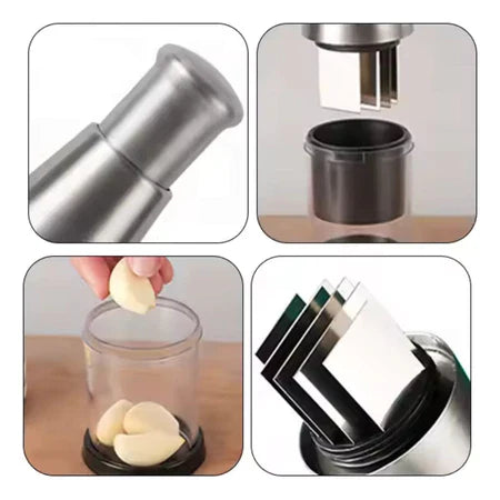 GarlicPro - Espremedor De Alho Manual Rápido, Sem Cheiro e Sem Bagunça
