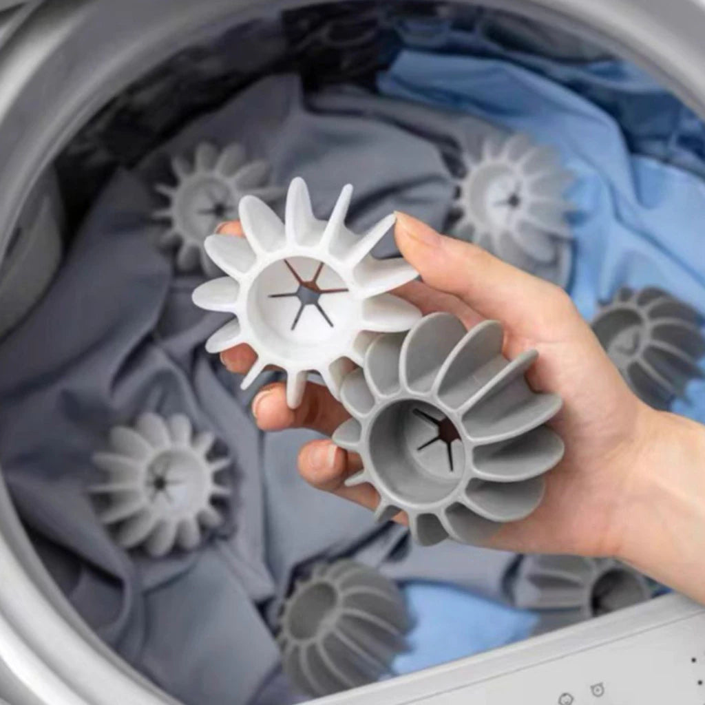 CleanBall - Esferas Bola de Lavar Roupa de Silicone, Reutilizável para Máquina de Lavar