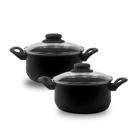 Conjunto 2 Panelinhas Caçarola Teflon Antiaderentes Pequena