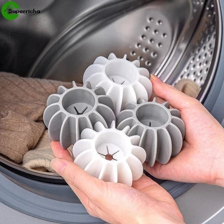 CleanBall - Esferas Bola de Lavar Roupa de Silicone, Reutilizável para Máquina de Lavar