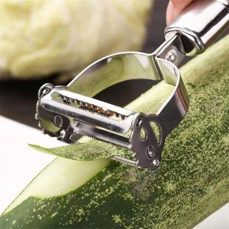 PeelPro – Descasque frutas e legumes em segundos com dupla lâmina ultra afiada em inox