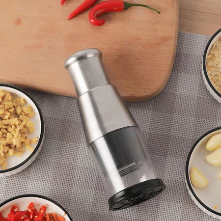 GarlicPro - Espremedor De Alho Manual Rápido, Sem Cheiro e Sem Bagunça