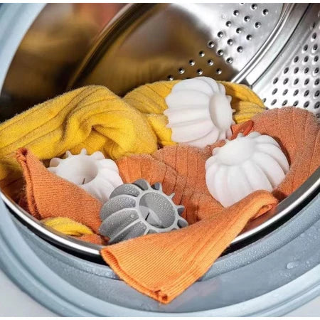CleanBall - Esferas Bola de Lavar Roupa de Silicone, Reutilizável para Máquina de Lavar