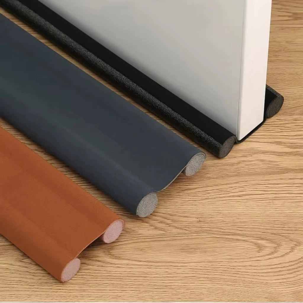 Veda Porta Impermeável Ajustável 80cm/90cm Bloqueia Insetos, Poeira e Sujeira em Segundos