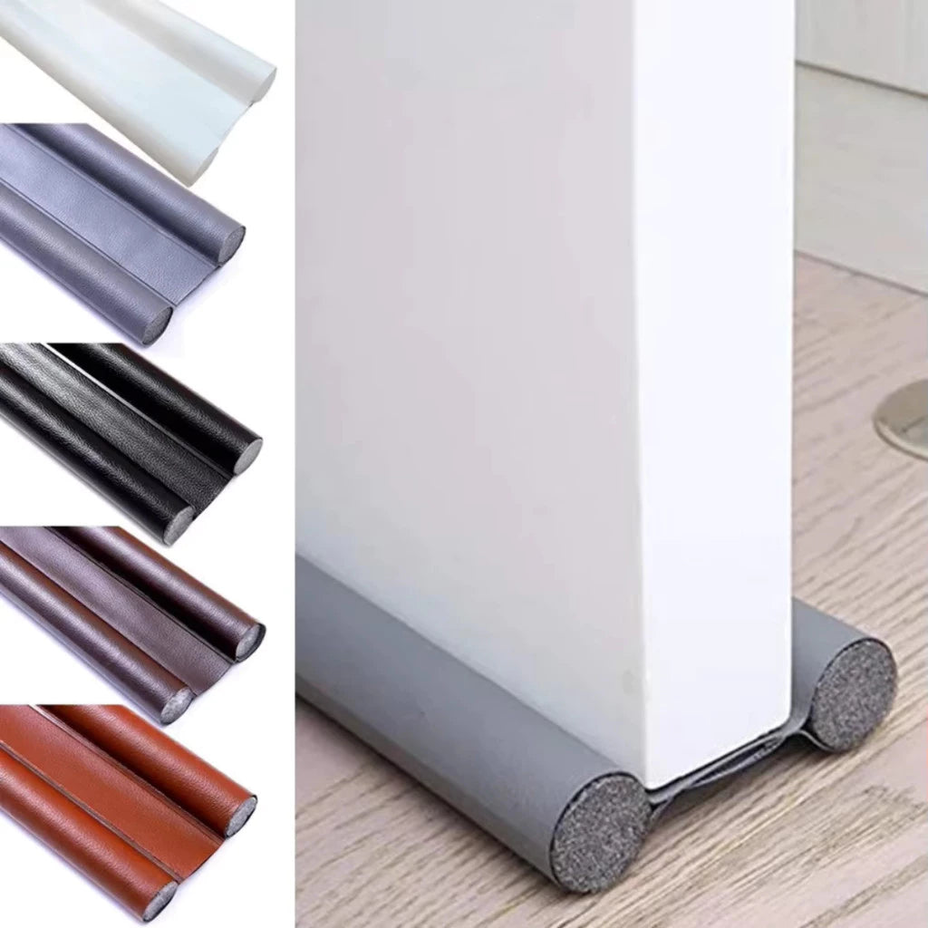Veda Porta Impermeável Ajustável 80cm/90cm Bloqueia Insetos, Poeira e Sujeira em Segundos