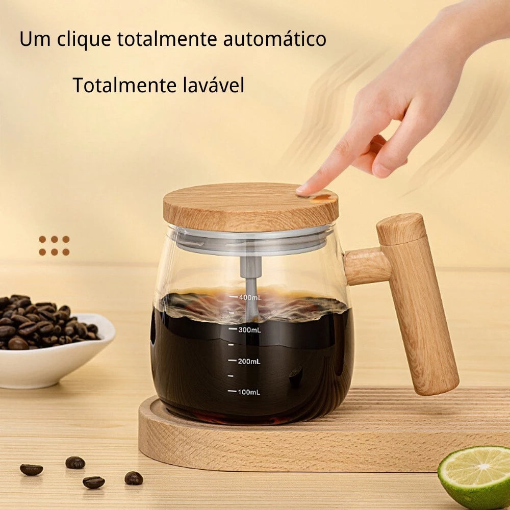 Chaleira Elétrica Misturadora  Café Cremoso e Mistura Perfeita Sem Esforço