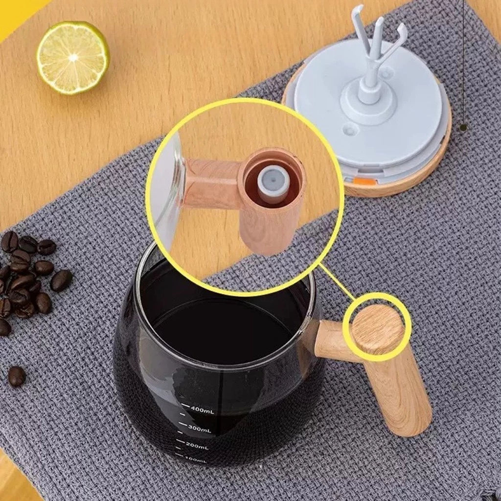 Chaleira Elétrica Misturadora  Café Cremoso e Mistura Perfeita Sem Esforço